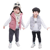 Boys Girls Corduroy Vest Winter Warm Thicken-Veeddydropshipping